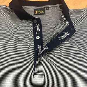 Bobby Jones Unique Cotton Striped Golf Shirt